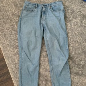 Everlane high rise straight jeans size 27 cropped